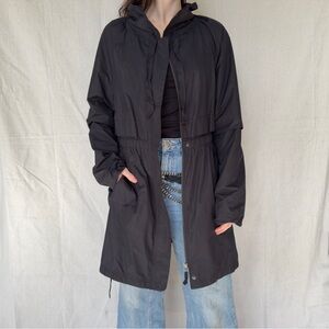 LOFT Black Women's Trench Coat